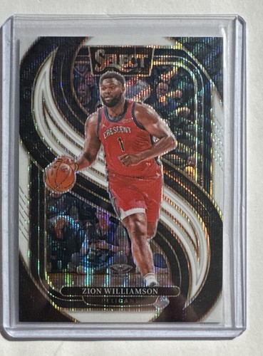 2024-25 Panini Select - Premier Level Zion Williamson #138 White Wave Prizm /99