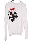 ICEBERG HISTORY jersey size V Used (Sa2956) White Vintage Unisex