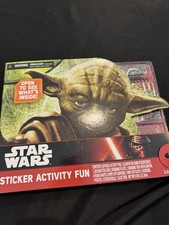 Disney Star Wars Sticker Activity Fun, Sticker, Color and Create, Ages 3 , NEW
