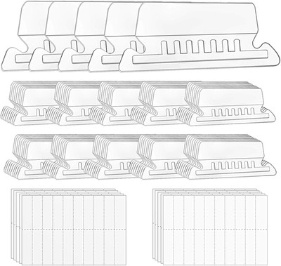 File Folder Tabs, 100+200 Sets Hanging File Folder Tabs with Inserts for Hanging