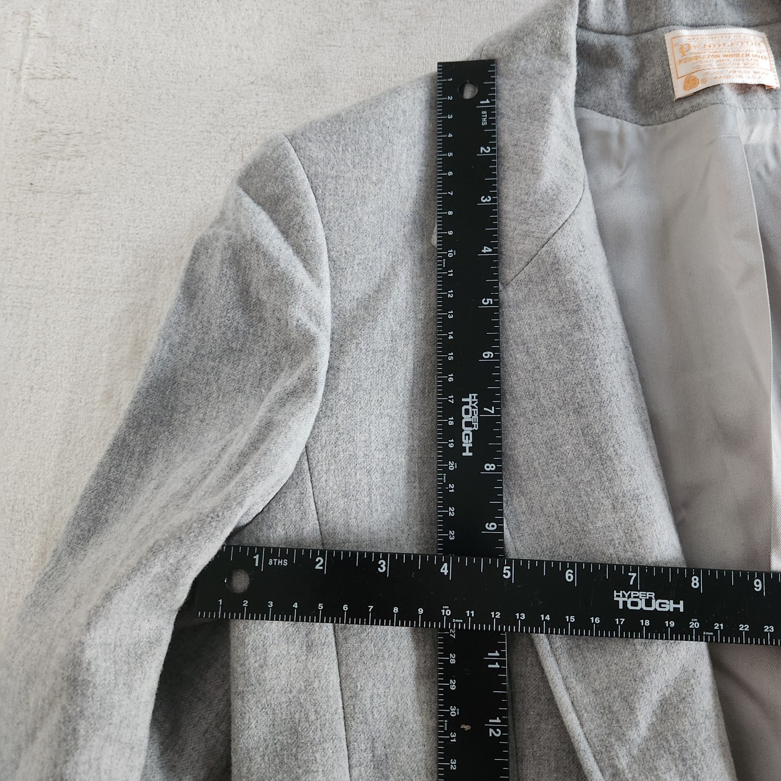 Pendleton Virgin Wool One Button Cropped Blazer J… - image 4