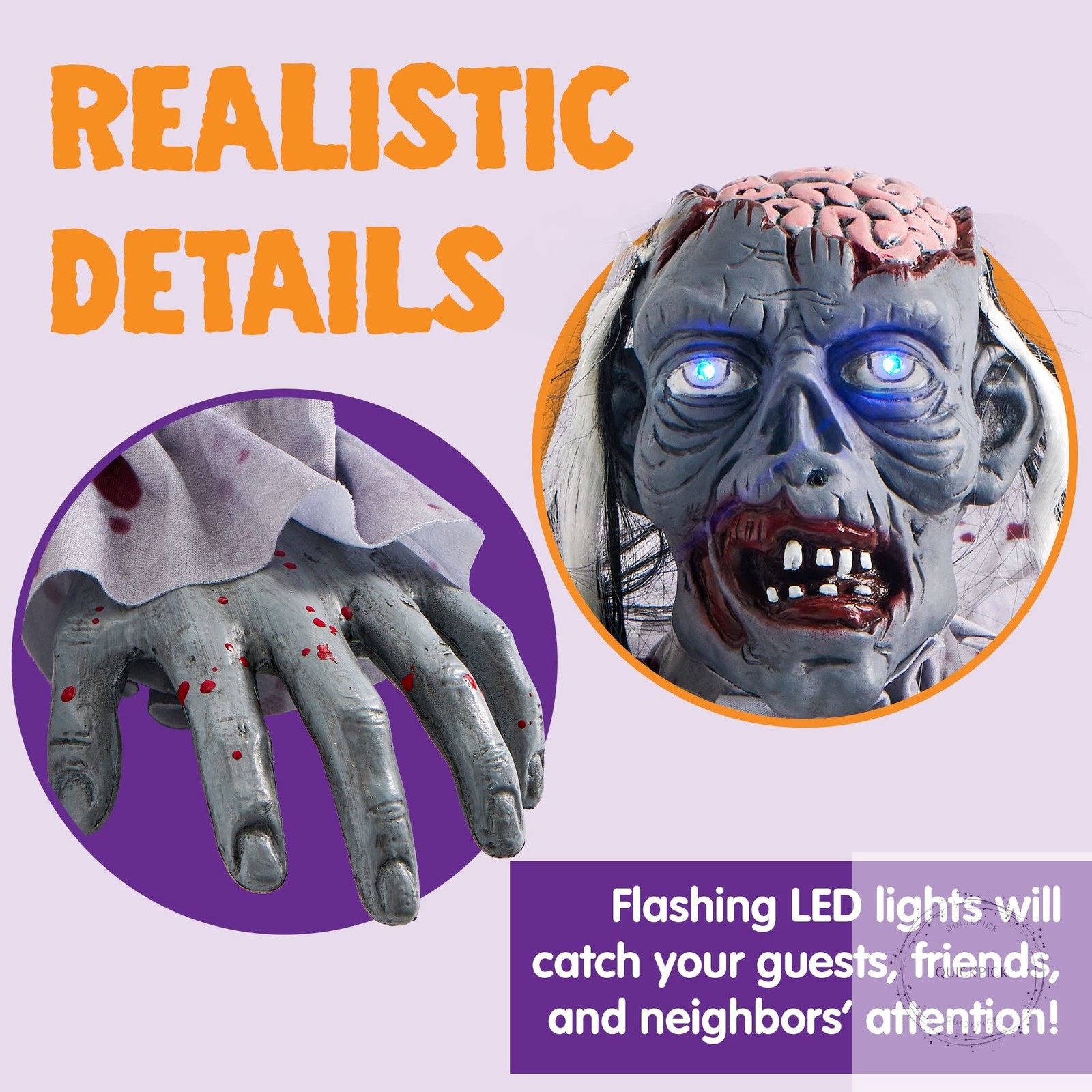 Halloween Decoration Outdoor Zombie Groundbreaker, Halloween Groundbreaker