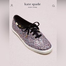 Keds X Kate Spade New York Champion Rainbow Glitter Sneakers Size 9