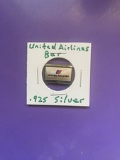 1981 .925 Silver United Airlines Bar