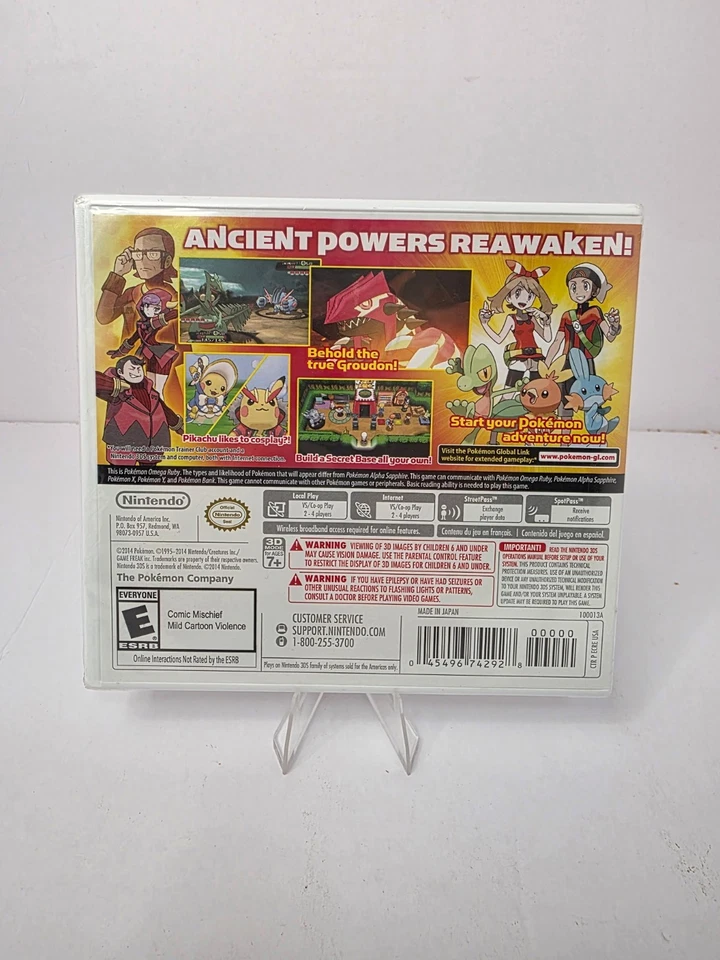 Pokemon Omega Ruby 3DS (Brand New Factory Sealed US Version) Nintendo 3DS - Image 2 of 3