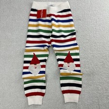 Hanna Andersson Gnome Sweater Pants Kids 6-7 Striped Holiday Knit 42