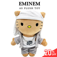 Muñeca de peluche Hello Kitty As EMINEM figura de peluche suave juguete para niños regalo 24 cm