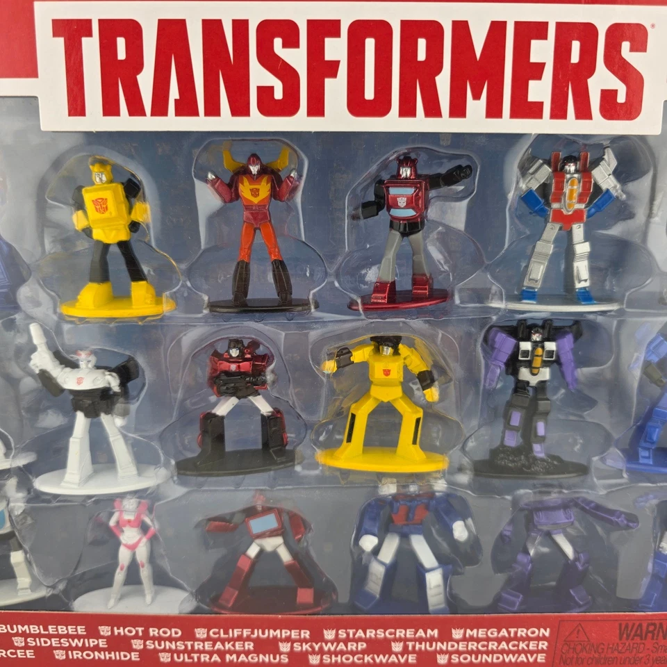 Jada Nano Metalfigs Transformers Series 1 Die Cast Figures 18pc New - Image 4 of 4