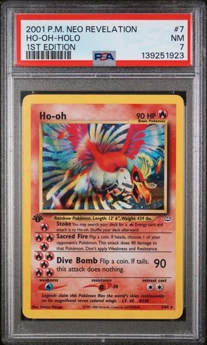 Ho-oh (1st Edition) graded PSA 7 for sale on eBay