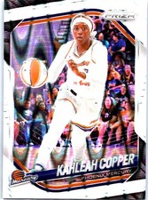 2025 Panini Prizm WNBA #62 Kahleah Copper White Seismic Prizms