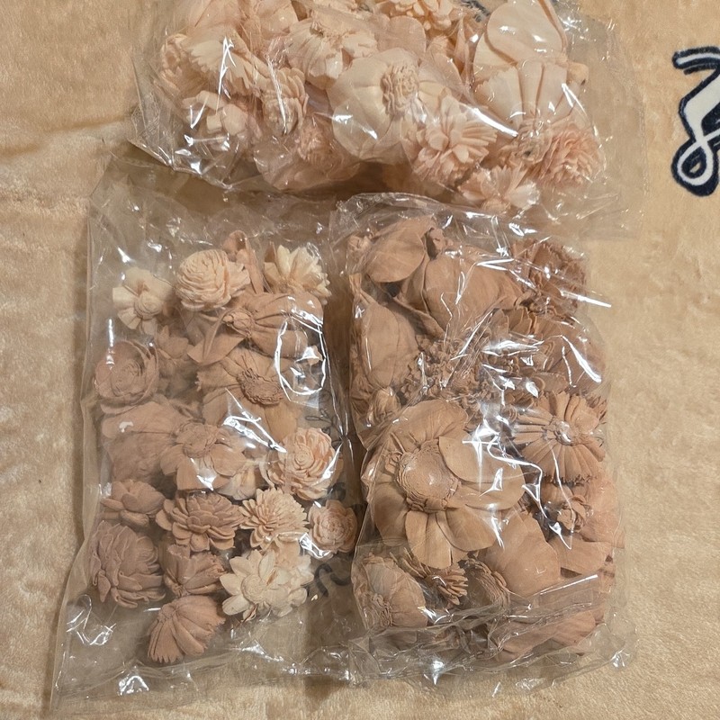 Sola Wood Flowers 5 Bags Sola Flower 3" Variety Premium DIY Floral Supply