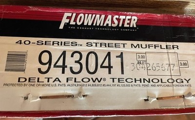 NEW Flowmaster 40-Series Street Muffler part#943041 