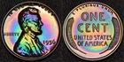 1956 PROOF Lincoln Wheat 1 One Cent MONSTER Rainbow Toning (58-74)