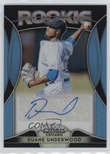 2019 Panini Prizm Rookie Carolina Blue 13/100 Duane Underwood #RA-DU Auto z7j