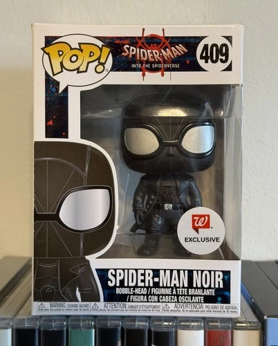 Funko Pop! Spider-Man Noir #409 Walgreens Exclusive Into the Spider-Verse!