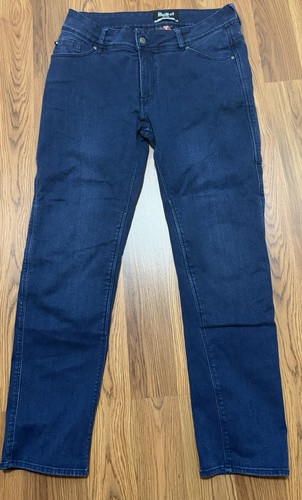 Bull-it Motorcycle Riding Jeans Mens 38R Straight AAA Rated Dark Blue Denim