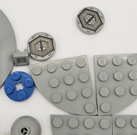 2003 LEGO Star Wars 4488 Millennium Falcon-Mini COMPLETE No Manual Box Retired