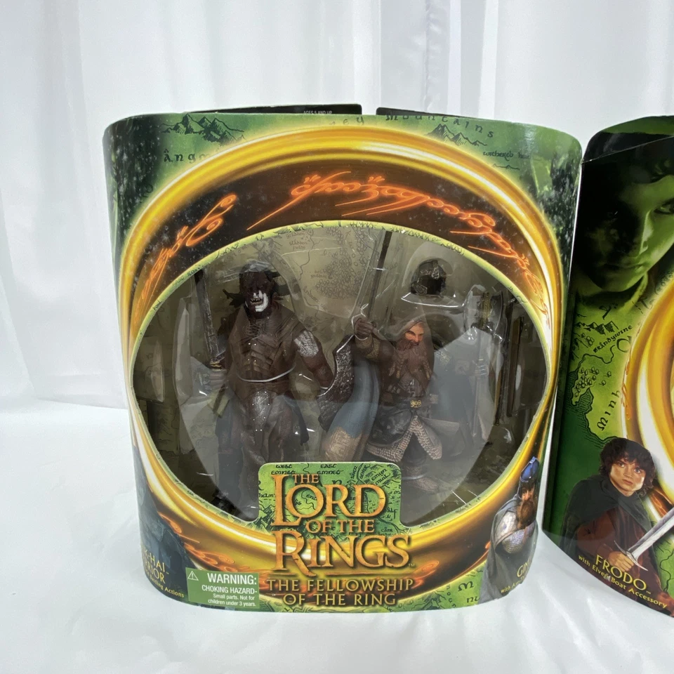 "Juego de figuras de 6"" de La Comunidad del Anillo de El Señor de los Anillos ¡NUEVO! Foto 2 de 4