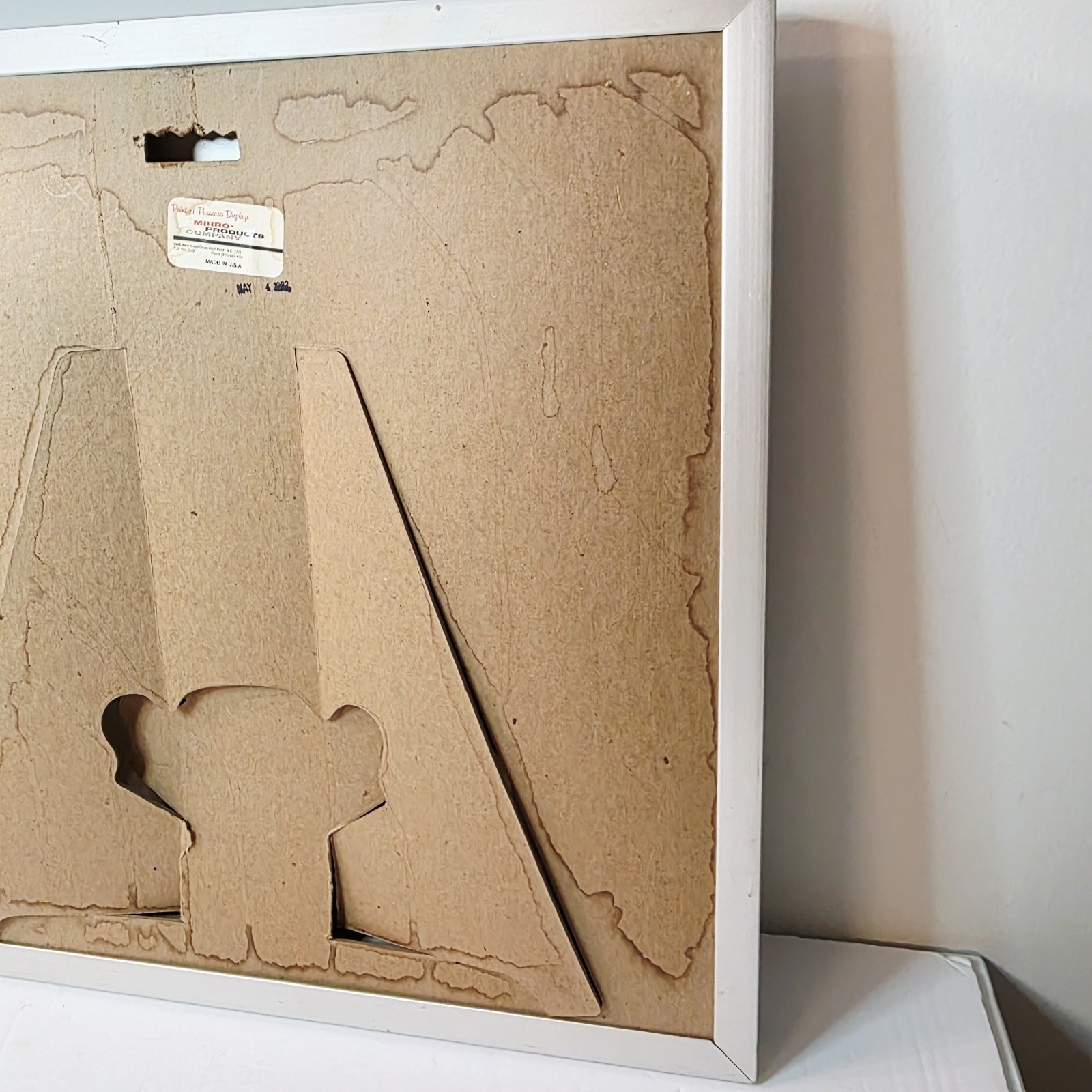 Vtg 90's Royal Crown Cola RC Aluminum Frame Menu Advertising Board Sign