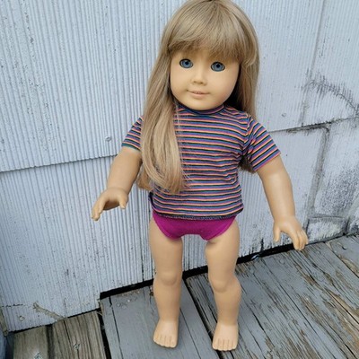 Retired Pleasant Company Kirsten American Girl Doll Artist Mark Tan Body-Outfit