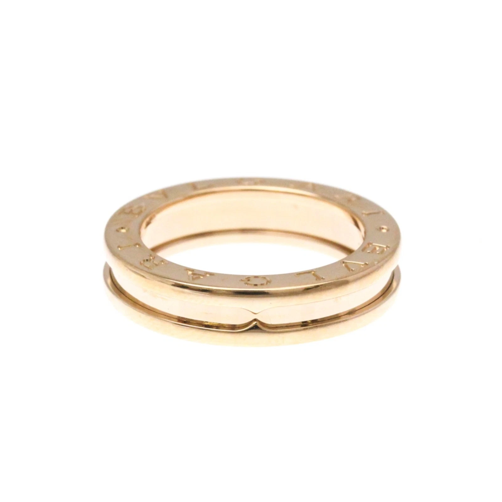 Bvlgari B.zero1 Pink Gold (18K) Fashion No Stone Band Ring Pink Gold 6 BF586977