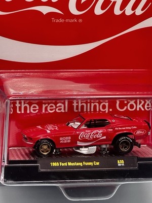 M2 Machines Coca-Cola 1969 Ford Mustang Funny Car A30 1:64 L32 | eBay