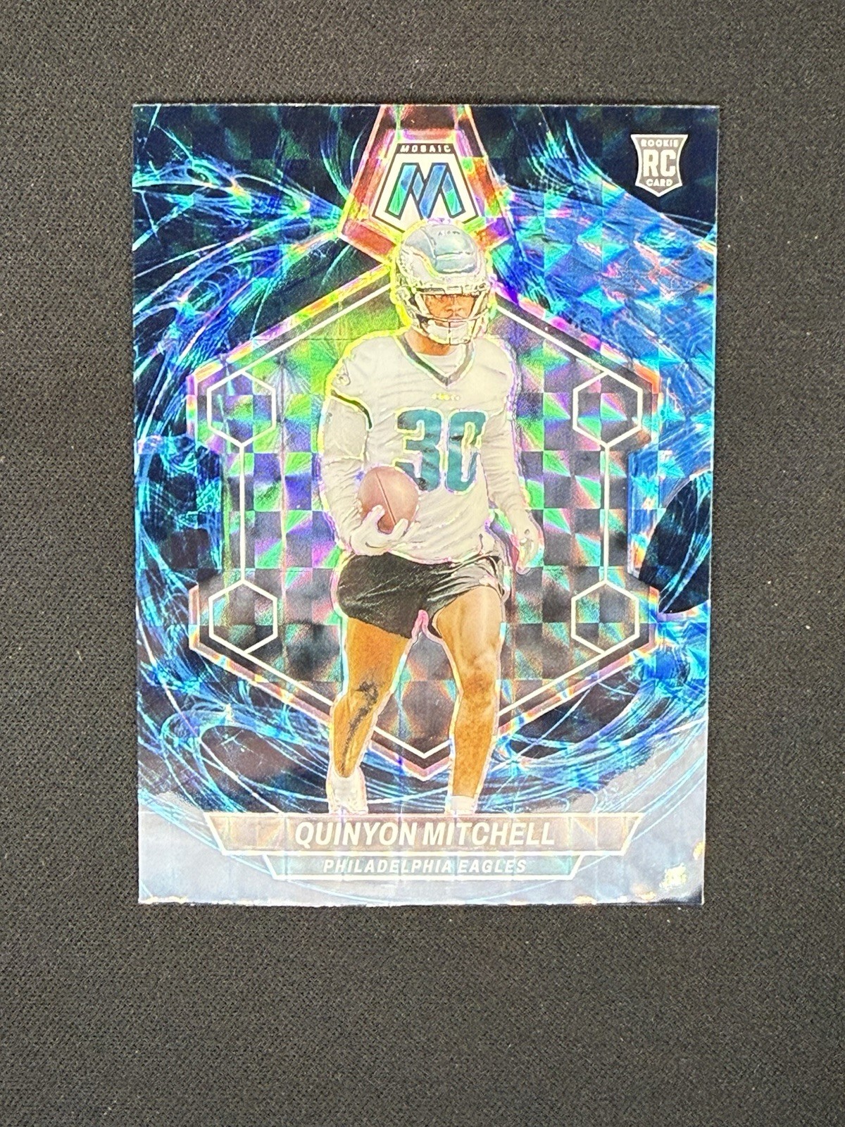 2024 Panini Mosaic - Rookies Quinyon Mitchell #322 Genesis Mosaic Prizm (RC)