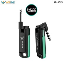 SWIFF WS70 UHF Wireless Audio Transmitter Receiver for Guitar EWI