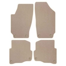 Veloursfußmatten für Skoda Fabia I Bj. 1999 - 2007 Passend Automatten BEIGE ALPS