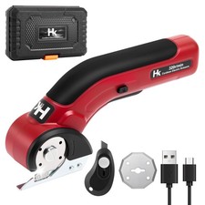 Cordless Electric Scissors, 4V Rechargeable Cardboard Cutter, 2000mAh Battery...