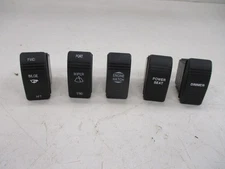 CARLING TECHNOLOGIES ROCKER SWITCH SET OF (5) BLACK MARINE BOAT