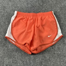 Nike Dri-FIT Running Shorts Kids Small Orange Standard Fit Athletic 848196-643