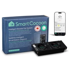 3"X10" Register Booster Fan - Smart Dual Air Conditioner & Heater Floor Fan -...