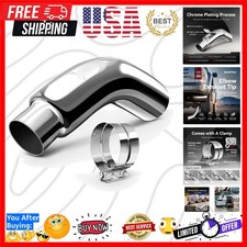 Exhaust Tip 5 Inch Diesel Exhaust Tip Elbow Tip With A Clamp 5 Inlet 6 ... Exhaust Tip 5 Inch Diesel Exhaust Tip Elbow Tip With A Clamp 5 Inlet 6 ...