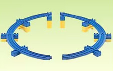 TAKARA TOMY Plarail R-18 Curved Hill Rail Japón NUEVO