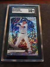 Nico Hoerner - SGC 10 - 2020 Panini Prizm #30 - Rookie RC - White Sparkle SSP 