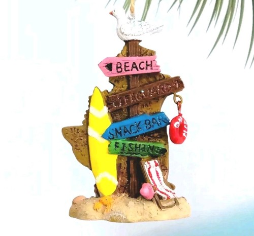 Beach Ornament Tiki, Luau Surfer. Beach Party Coastal Nautical Tropical Decor - Picture 2 of 8