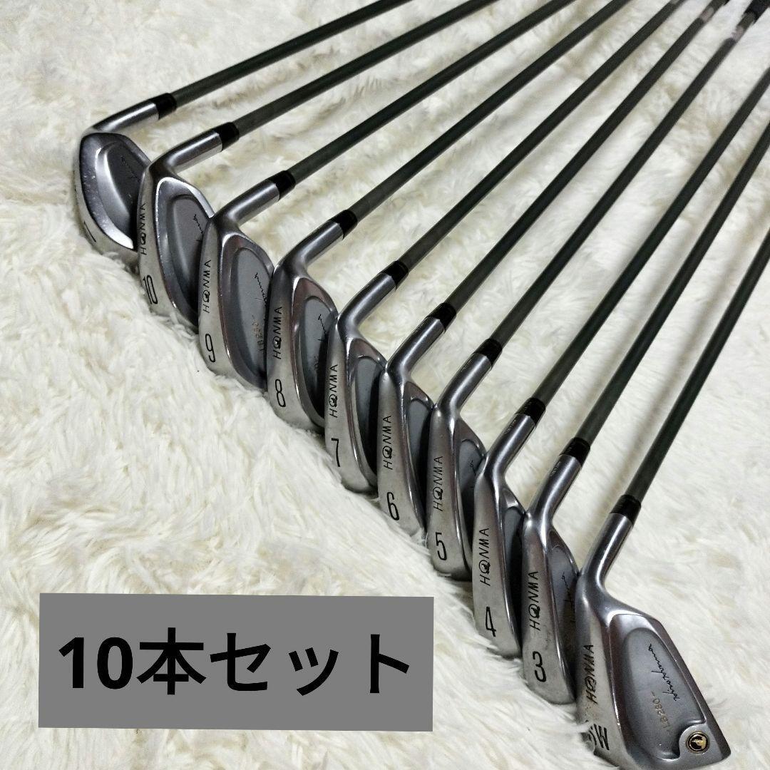 Honma Iron Good Condition LB280NHF 4s Set of 10 USED Very Honma Iron Good Condition LB280NHF 4s Set of 10 USED Very