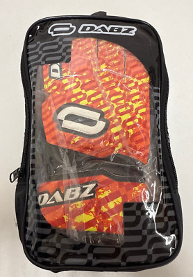Dabz |Football Gloves with 3mm Latex for Strong Grip (Orange, Size 4)