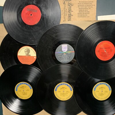 Lot 7 George Harrison 4 Seasons Millie Small Rock's Hits X 3LPs NO COVERS***
