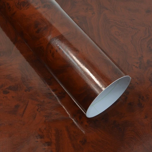 100x30cm Glossy Wood Grain Self Adhesive Sticker Car Vinyl Wrap Film DIY Decor - Picture 8 of 10
