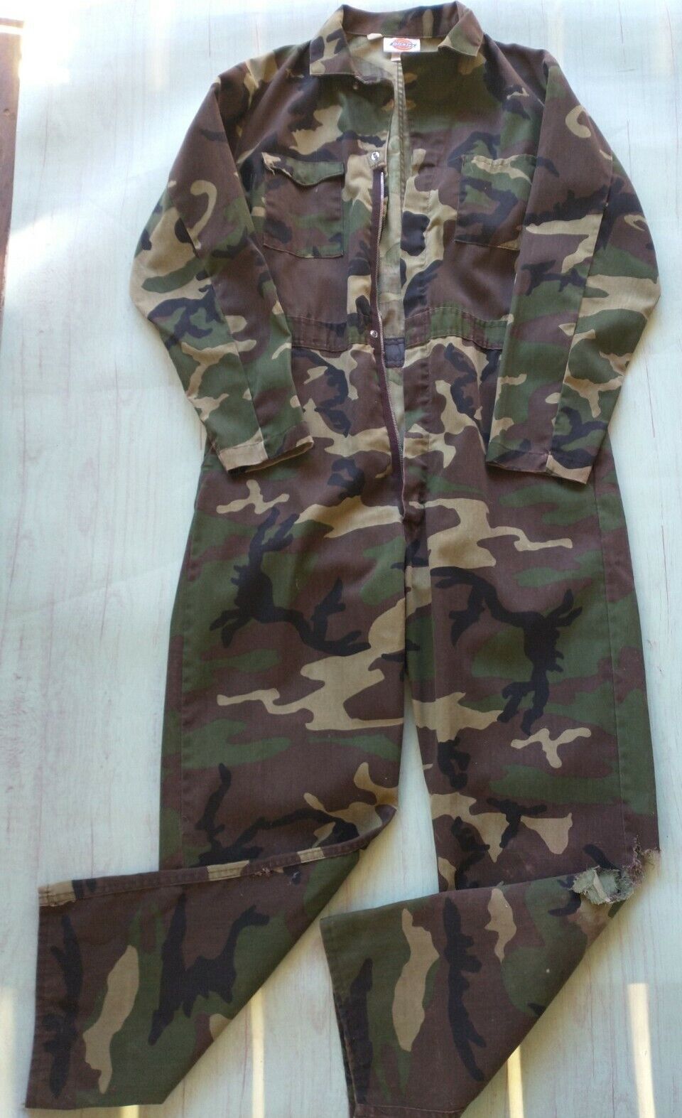 Vintage 90s Dickies Mens Size 44 Covera Discount is also underway Long Mechanic Camouflage Atlanta Mall