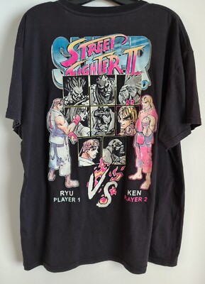 Special ©︎1990 STREET FIGHTERIIヴィンテージTシャツ Vintage Capcom Street Fighter 2 Graphic T Shirt XL 90s Promo | eBay