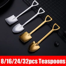 8/16/24/32pcs Silver/Goldware Teaspoons Set Spoon-Stainless Steel Tableware