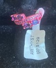 Crystal Accents Ring Size 7 Fashion Pink Metal Purple Stone Clear
