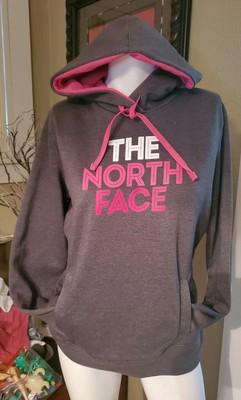 hot pink north face hoodie