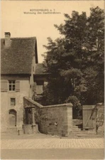 Old postcard Rothenburg - apartment of the city church GERMANY (1075300)