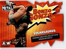 2022 SkyBox Metal Universe AEW #BG-22 Luchasaurus Bonzo Gonzo