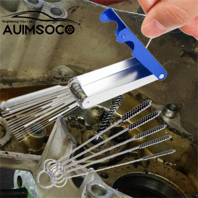 Motorcycle Engine Carburetor Carbon Dirt Jet CleanTool Brush Needle