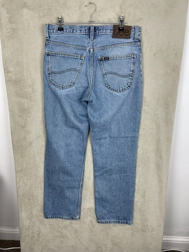 Men's Lee Brooklyn Comfort Jeans Trousers Size W32 L30 Light Blue Straight - Picture 6 of 8